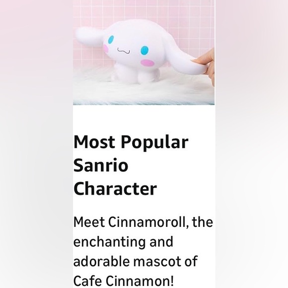 NIB! JUMBO 11 INCH LONG CINNAMOROLL SQUISHY! AND! SURPRISE GIFTS W/ PURCHASE! - Picture 6 of 13